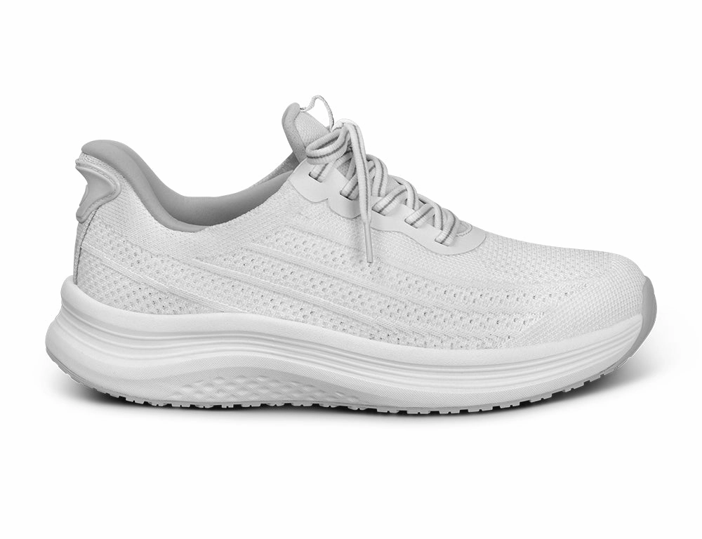 Buckle Fit All Comfort Womens Hands-Free Nira White Trainers