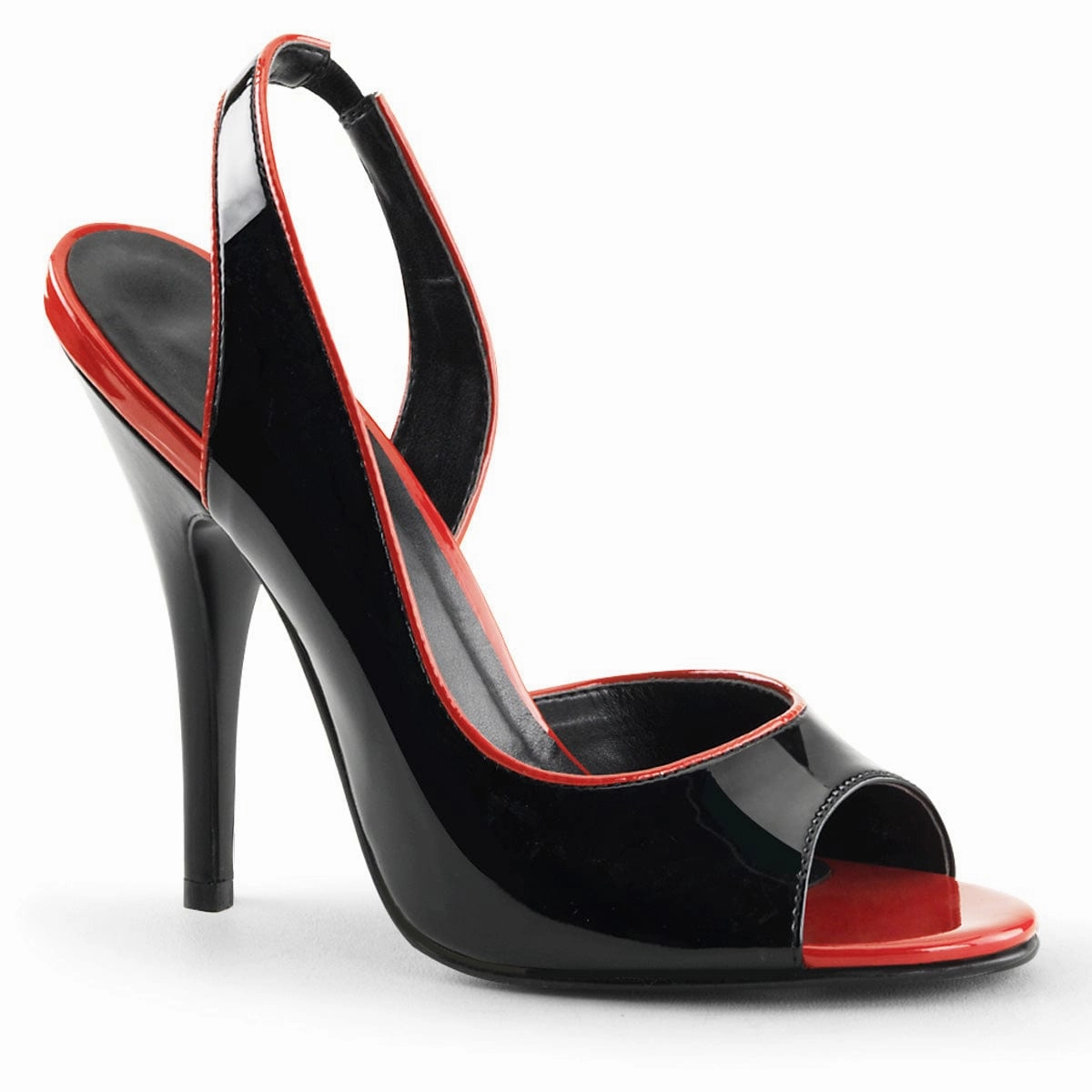 Bridal Footwear with Style SEDUCE-117 Black-Red Patent