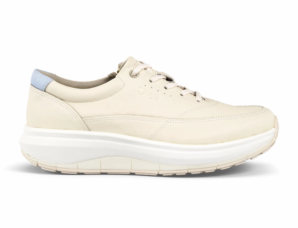 Womens Wave Wide-Fit Zip Venice White Shoes Fur Trim Athletic