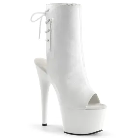 ADORE-1018 White Faux Leather/White Business Meeting