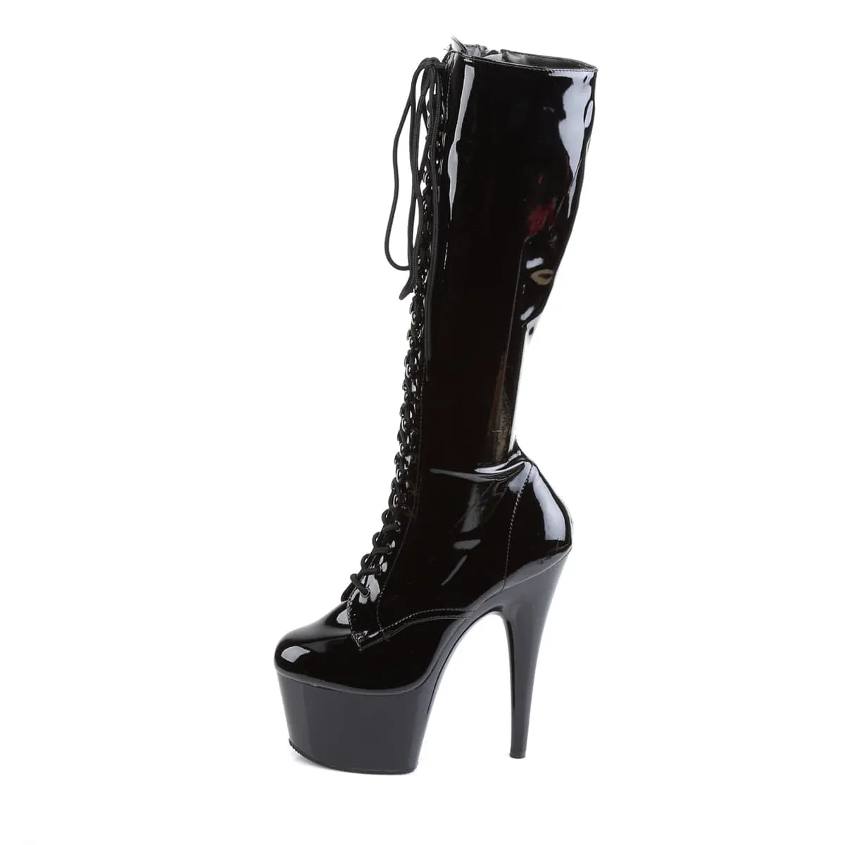 ADORE-2023 Black Stretch Patent/Black Shock-absorbing Street Utility