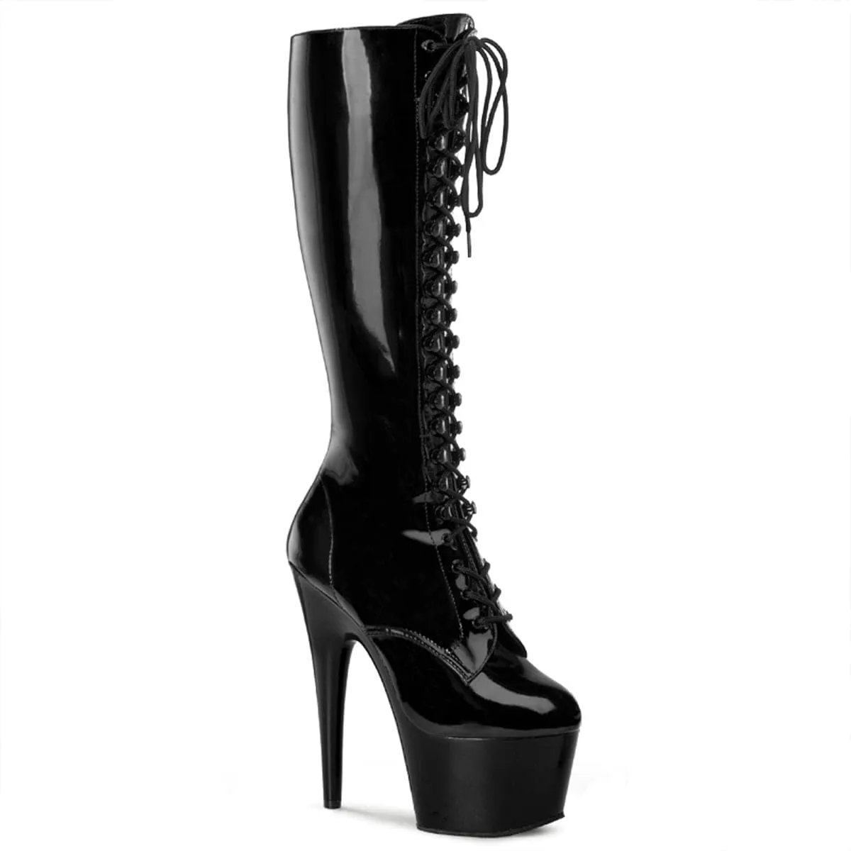 ADORE-2023 Black Stretch Patent/Black Korean Trend