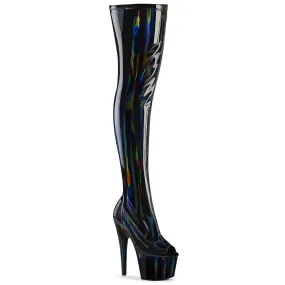 ADORE-3011HWR Black Stretch Hologram/Black Hologram Smooth Surface