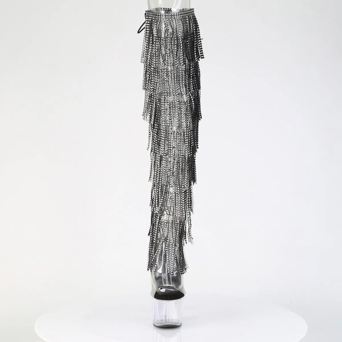 ADORE-3019C-RSF Clear-Black/Clear Orthopedic Design Supportive sole