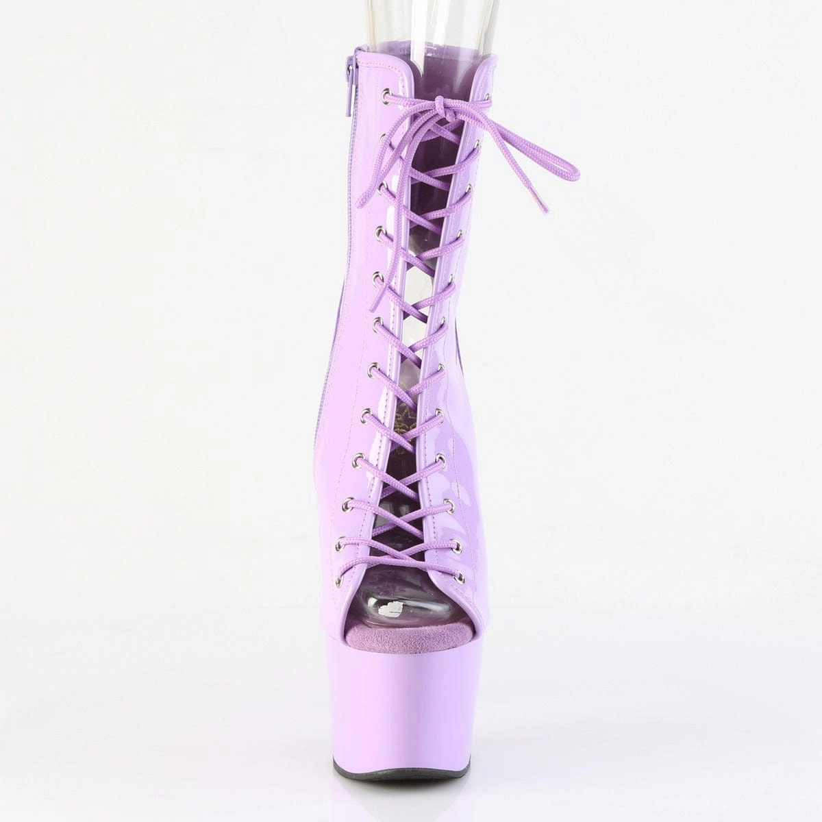 Steel Guard Soft Insole ADORE-1016 Platform Shoes Lavender Patent Lavender