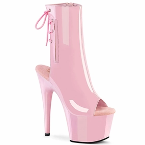 ADORE-1018 Platform Shoes Baby Pink Patent Baby Pink Matte Base