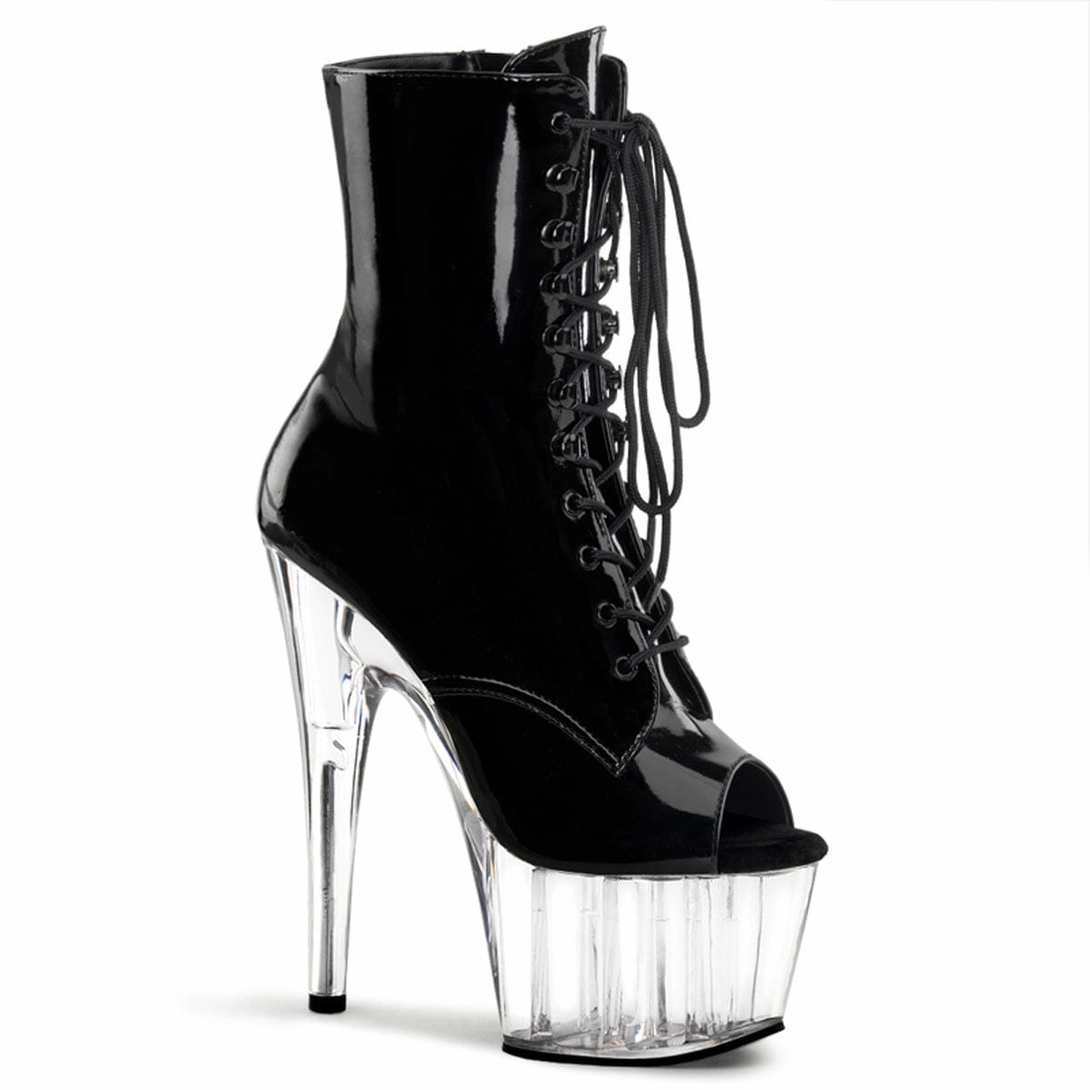 Nightclub MemoryFoam ADORE-1021 Black Patent/Clear