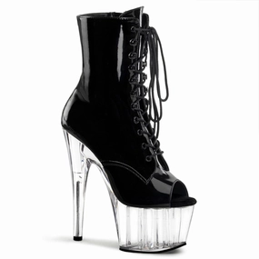 Mesh Upper ADORE-1021 Black Patent/Clear