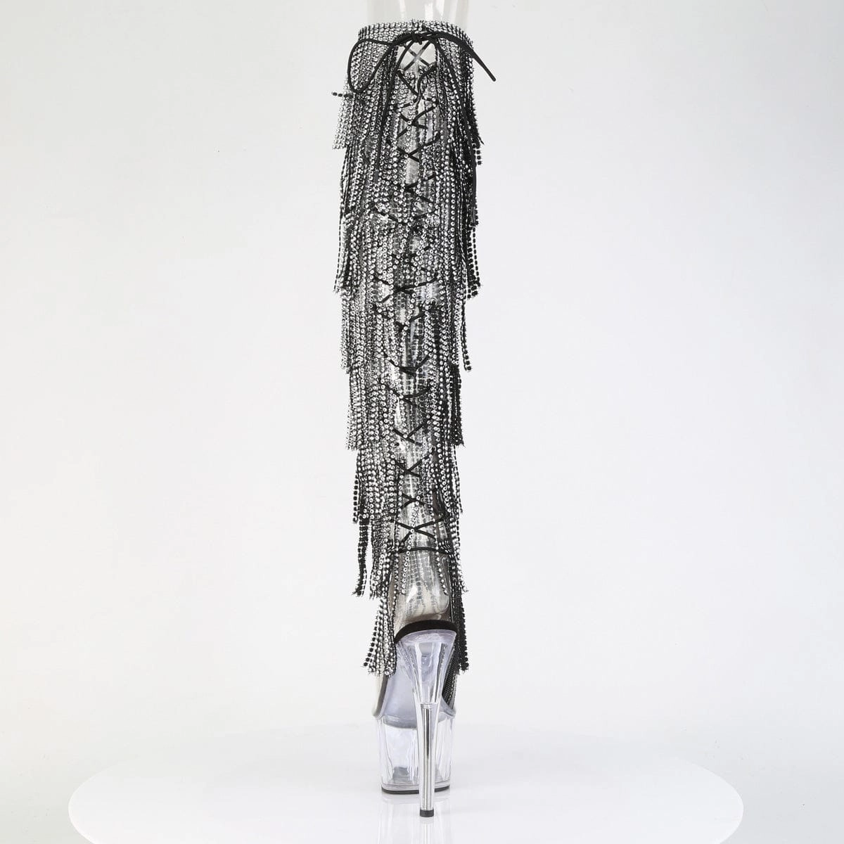 ADORE-3019C-RSF Clear-Black/Clear Canvas Hiking Fit