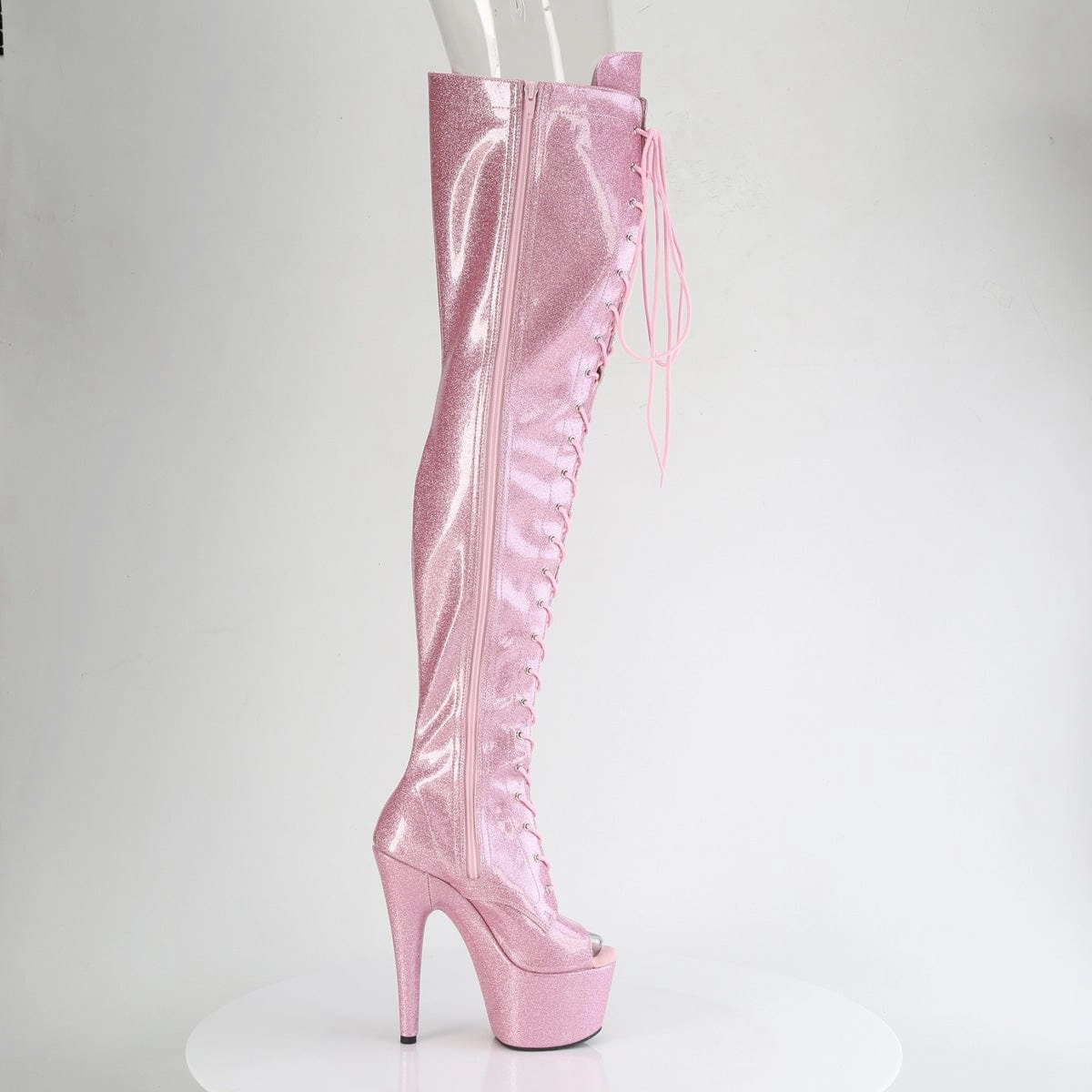 Slip On Comfort Midsole ADORE-3021GP Baby Pink Glitter Patent/M