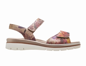 Womens Adjustable Glory Platino Girasole Sandals Step Light