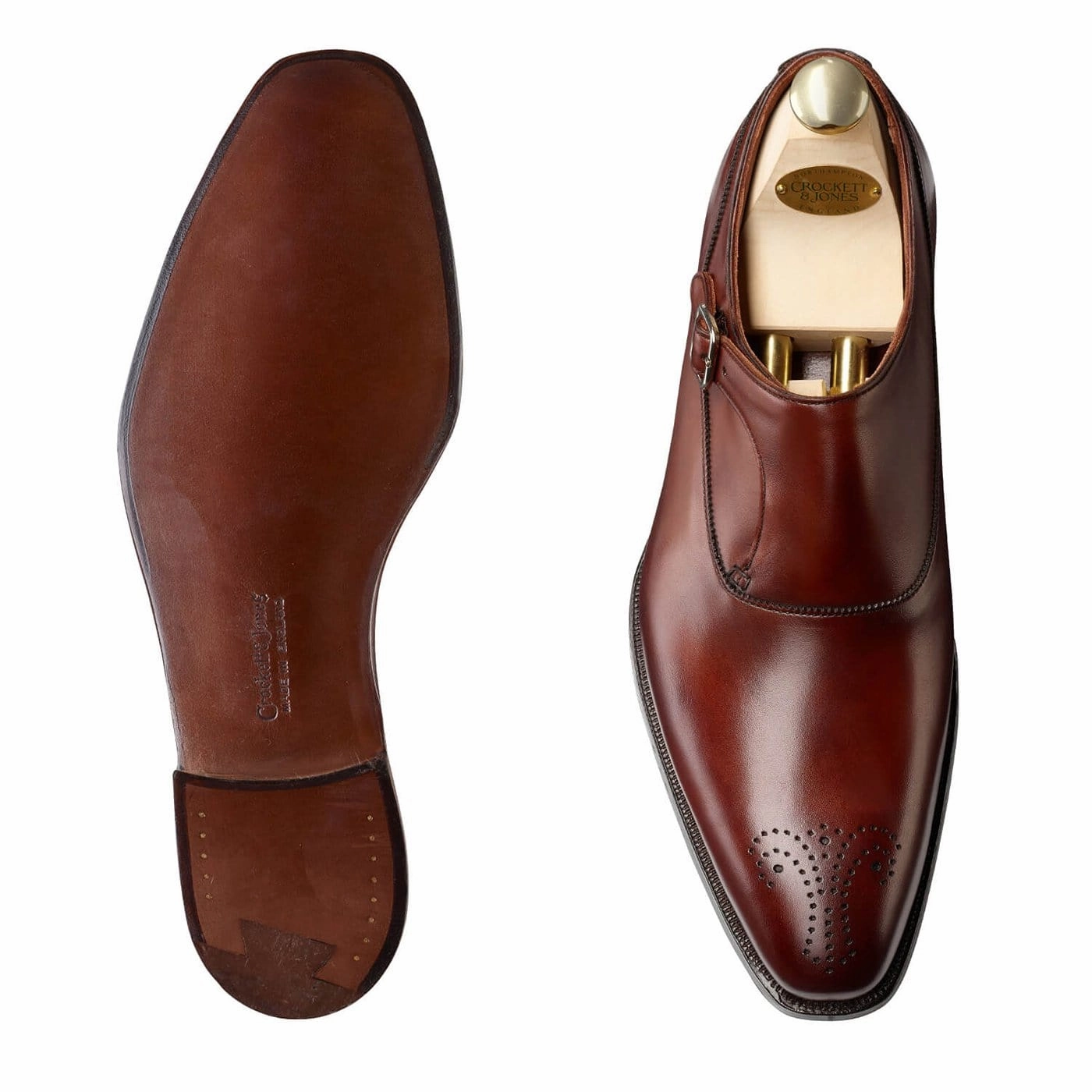 Crisp Edge Winston Chestnut Antique Calf