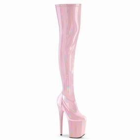 FLAMINGO-3000HWR Baby Pink Stretch Hologram/Baby Pink Hologram Clean Finish
