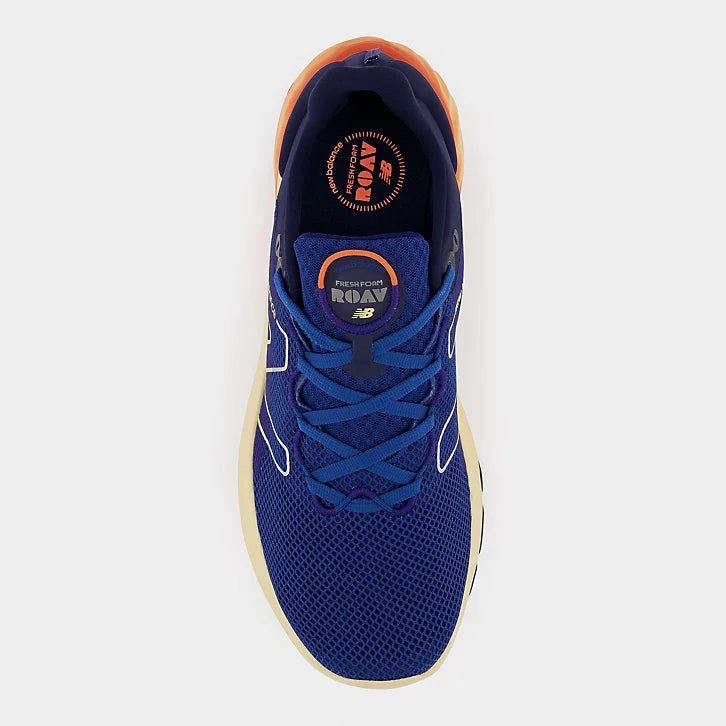 Fresh Foam Roav v2 - Blue with Orange night walk Storm Guard