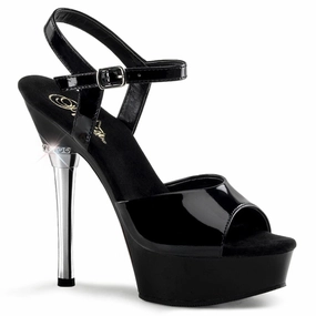 ALLURE-609 Black Patent/Black No Buckle City Ready