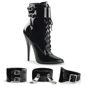 DOMINA-1023 Black Patent All-Season Wear