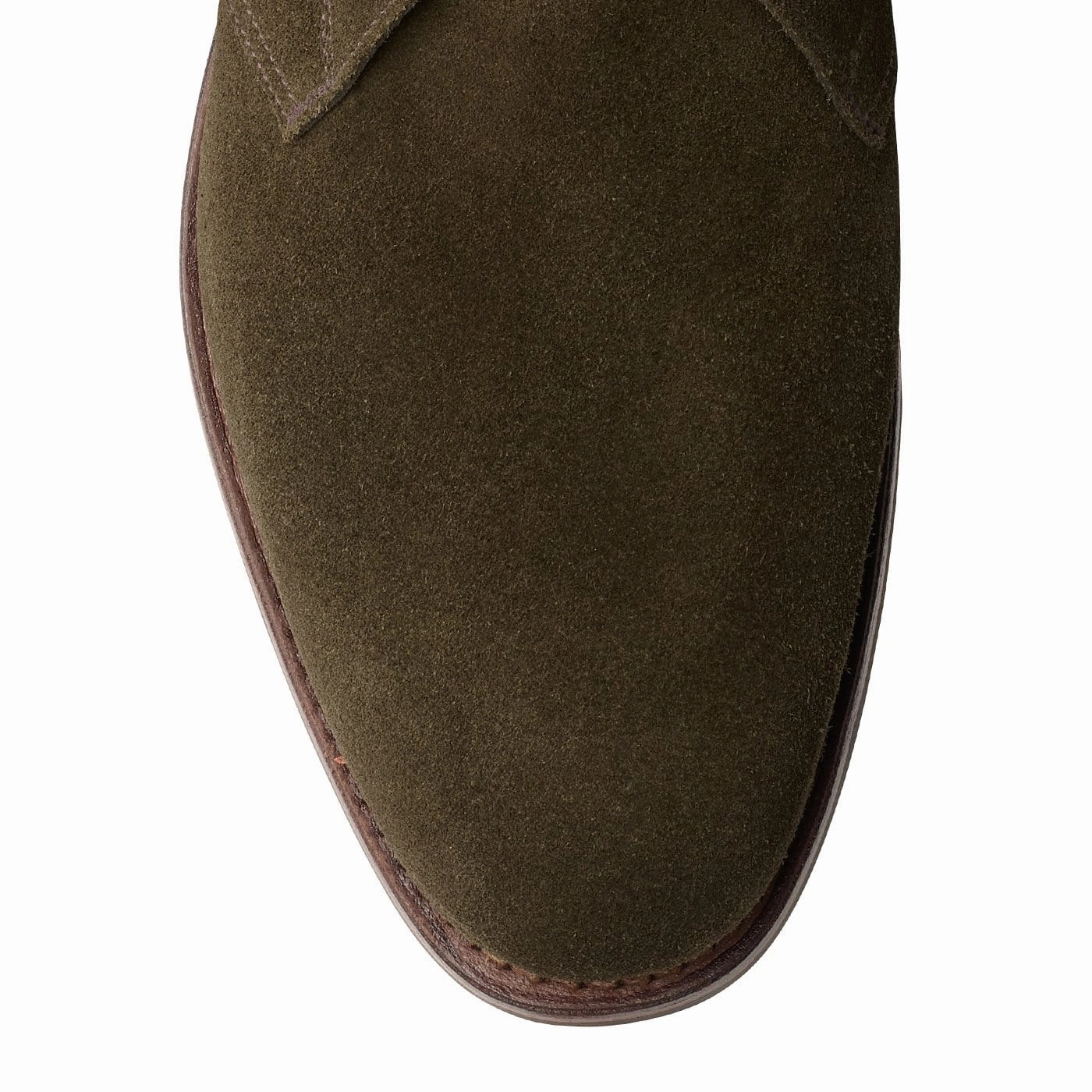 Chiltern Earth Green Suede Trail Use Soft Touch