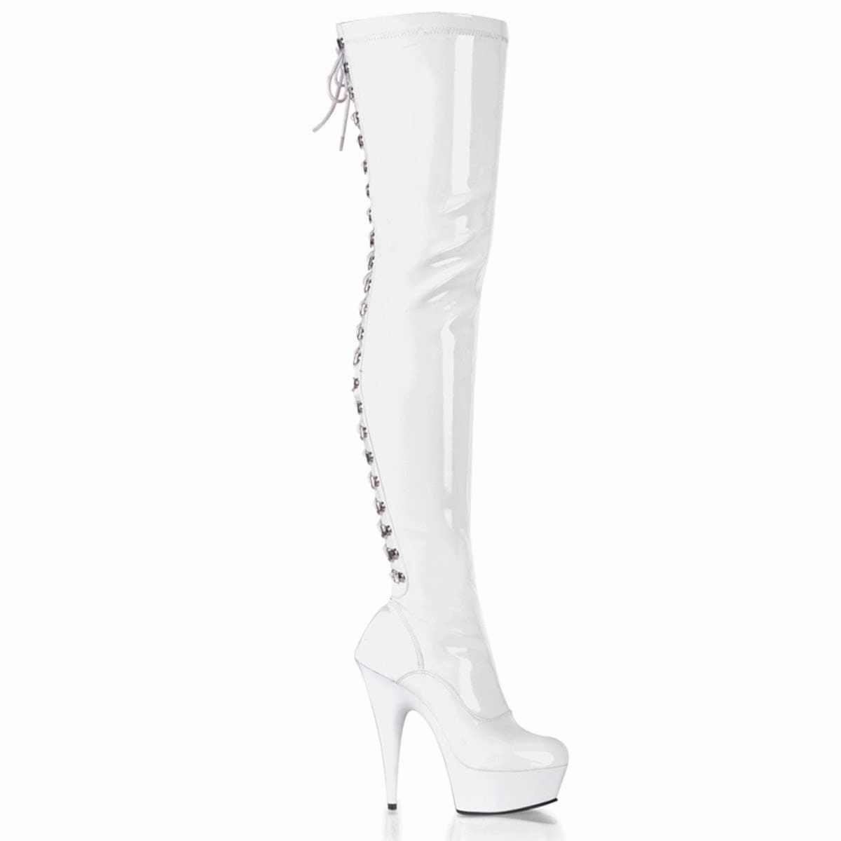 Mountain Proof DELIGHT-3063 White Stretch Patent/White