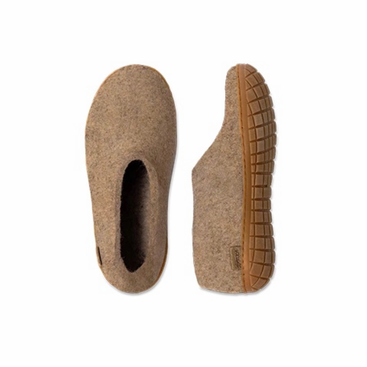 Shoe with Honey Rubber - Sand Fiber Mix