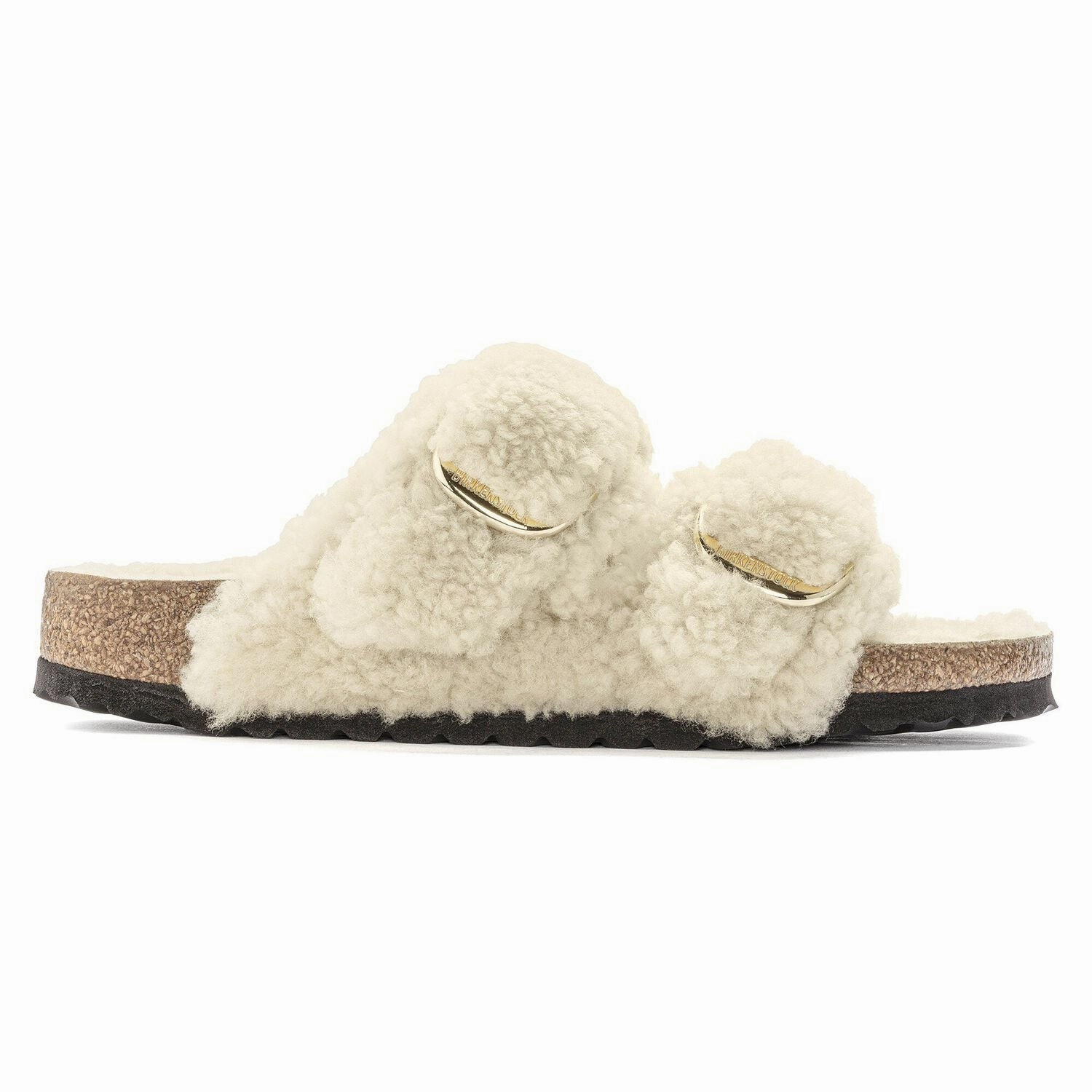 Tech Glow Play Mode Arizona Big Buckle Shearling - Teddy Eggshell