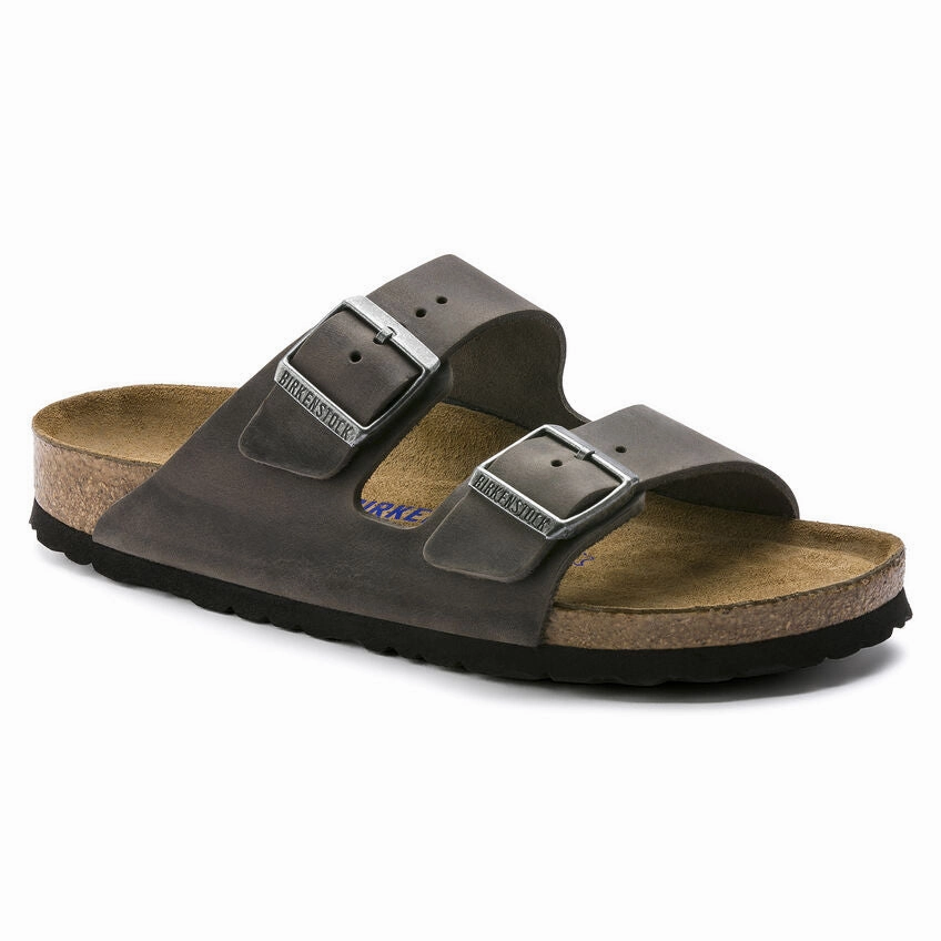 ARIZONA SOFT FOOTBED OILED LEATHER IRON Step Smart