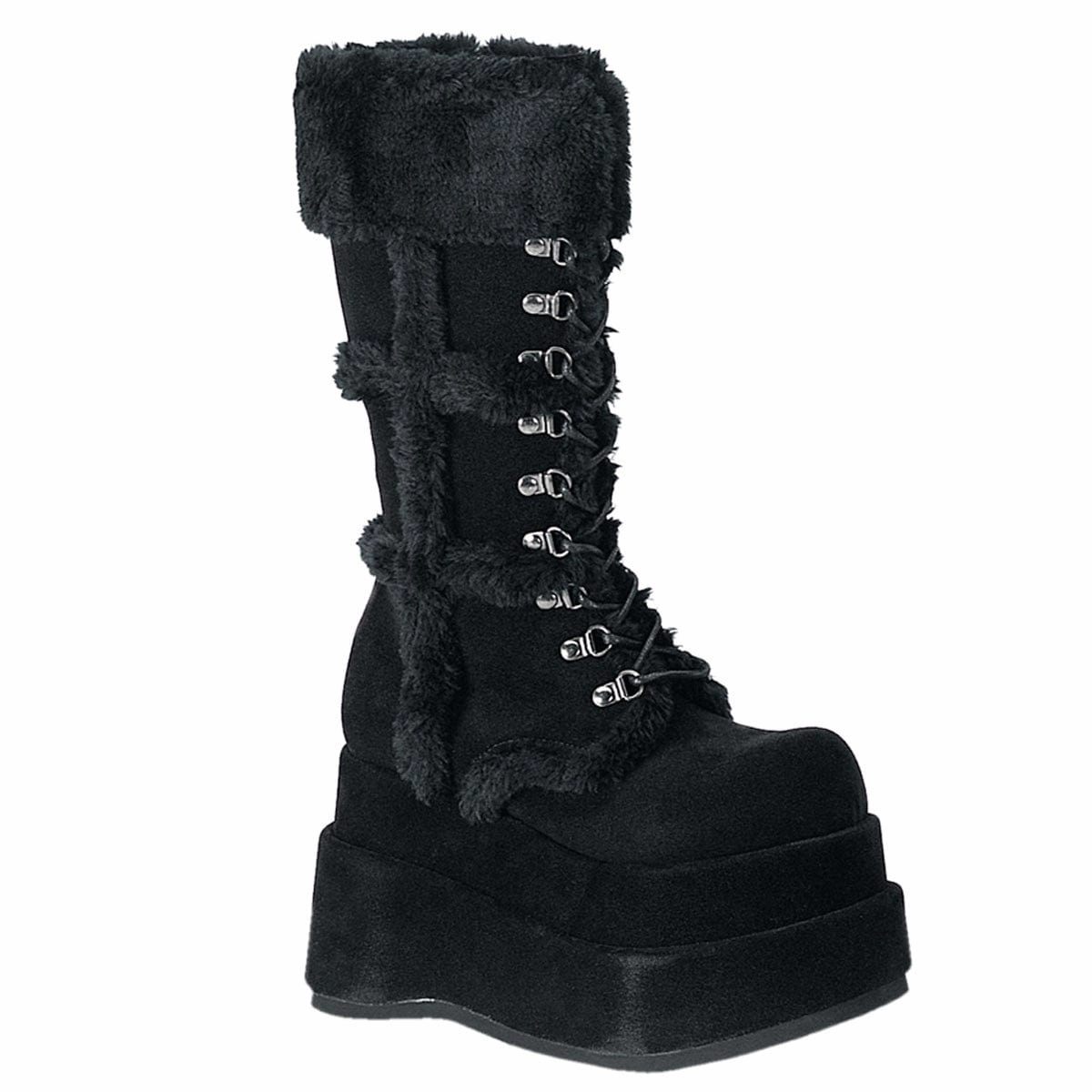 BEAR-202 Black Vegan Suede Deep Shade