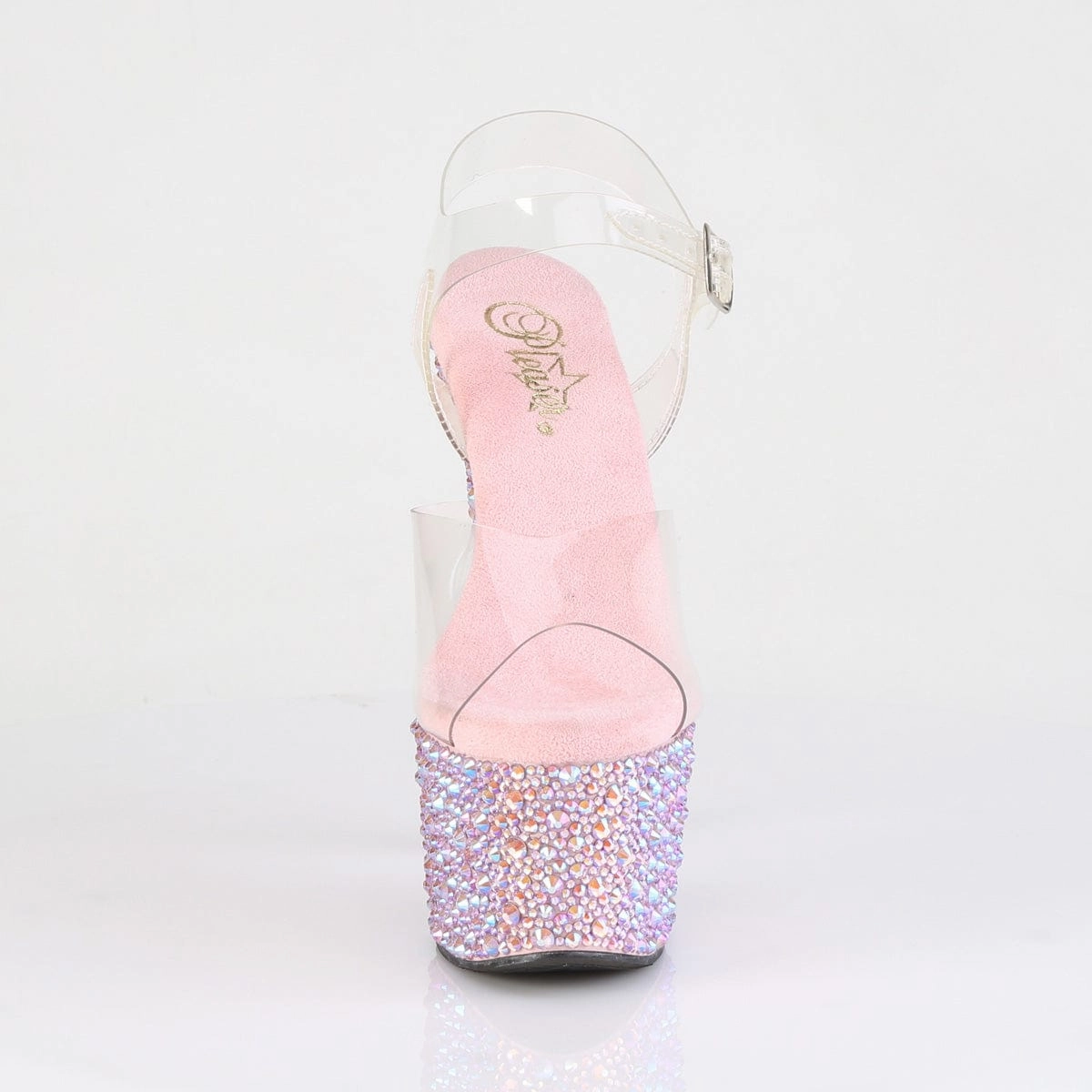 BEJEWELED-708MS Clear/Baby Pink Multi Rhinestones Air Friendly