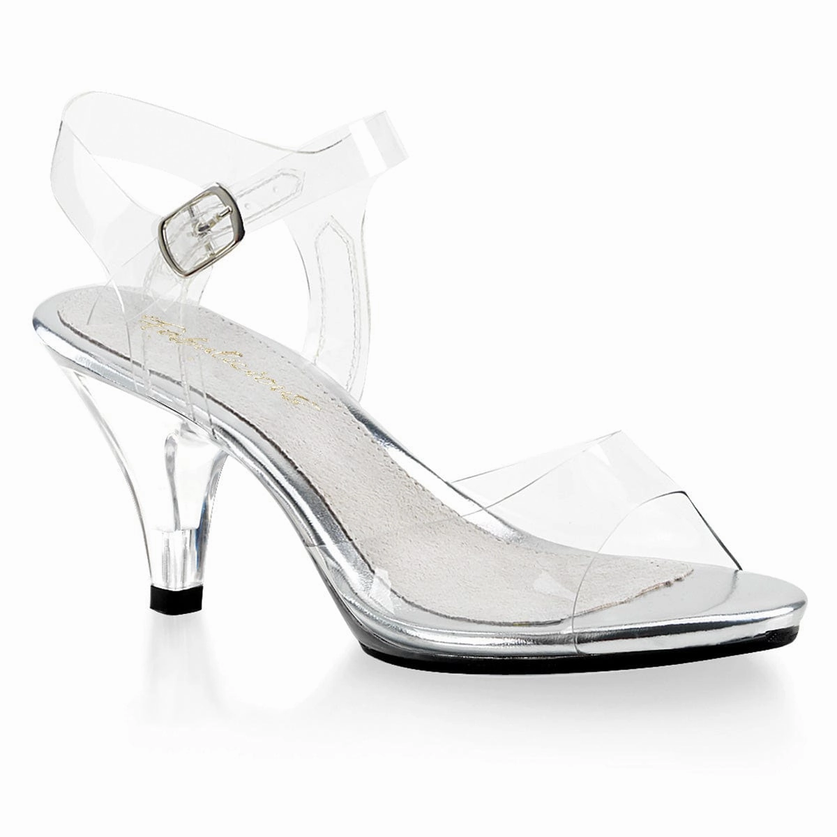 BELLE-308 Clear/Clear Open Toe Design Fashionable And Functional