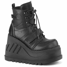 Water Edge Moisture wicking STOMP-13 Black Vegan Leather