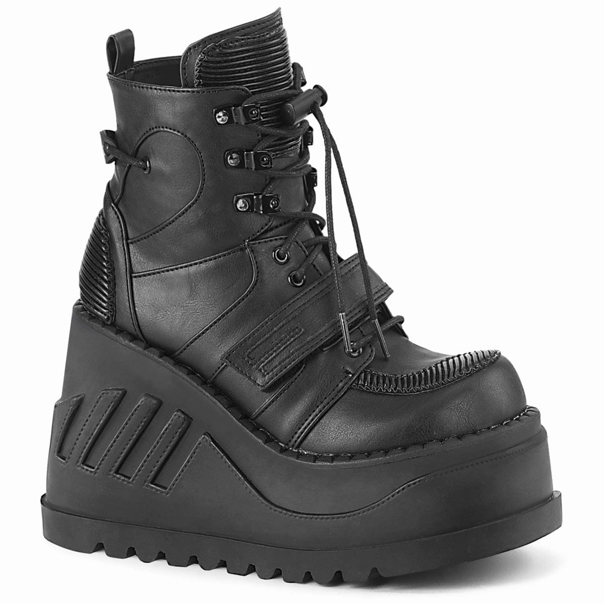 Water Edge Moisture wicking STOMP-13 Black Vegan Leather