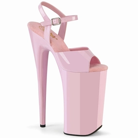 heel cup Silver Shine BEYOND-009 Baby Pink Patent/Baby Pink