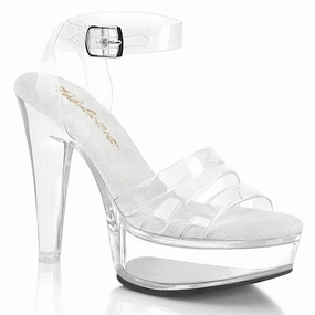 Soft Material Comfortable Heel MARTINI-505 Clear/Clear