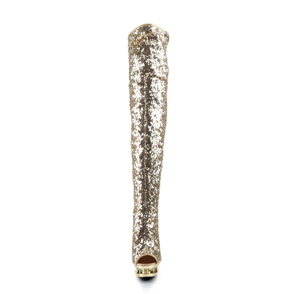 All Function Roll Up BLONDIE-R-3011 Gold Sequins/Gold Chrome