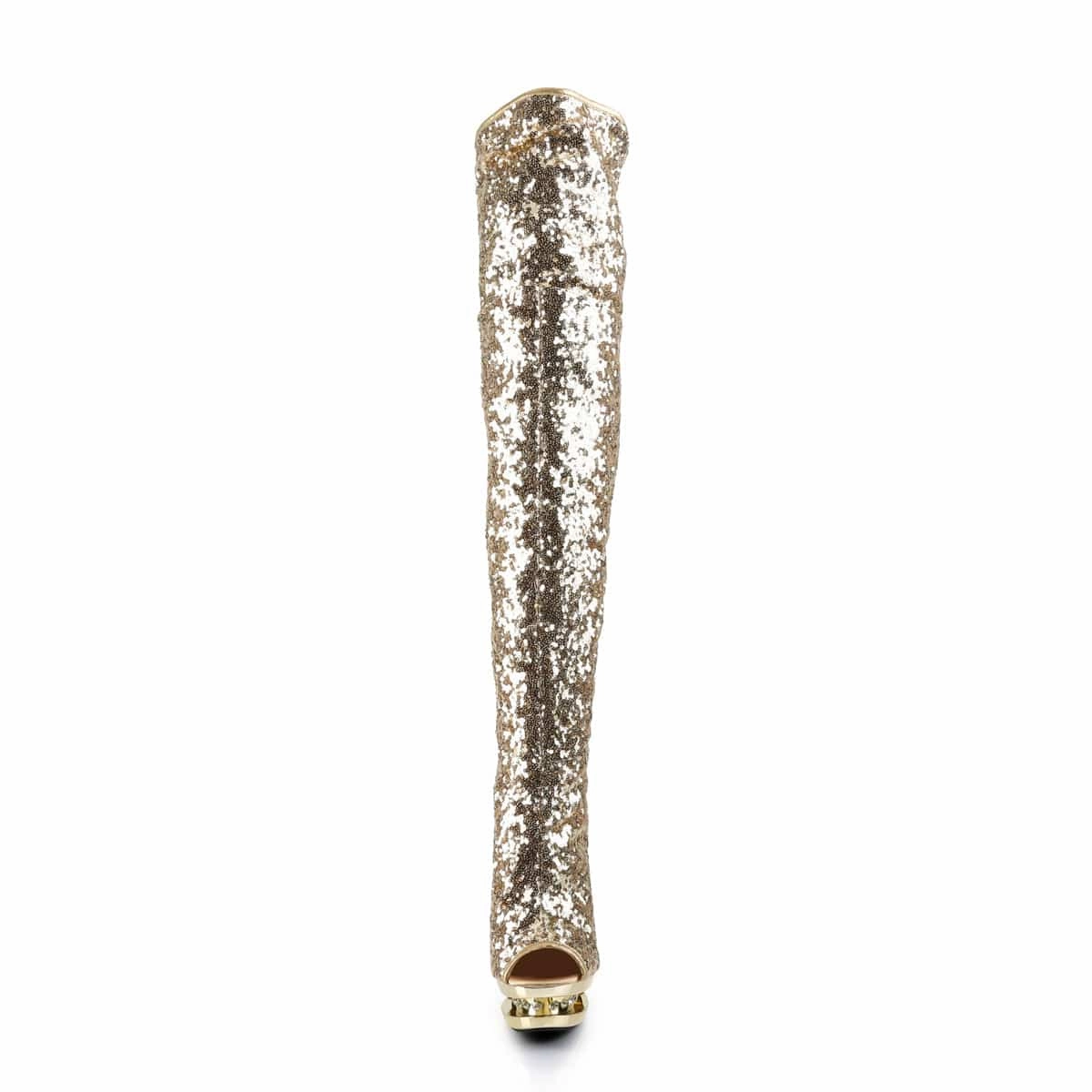 BLONDIE-R-3011 Gold Sequins/Gold Chrome Long Lasting Slip On