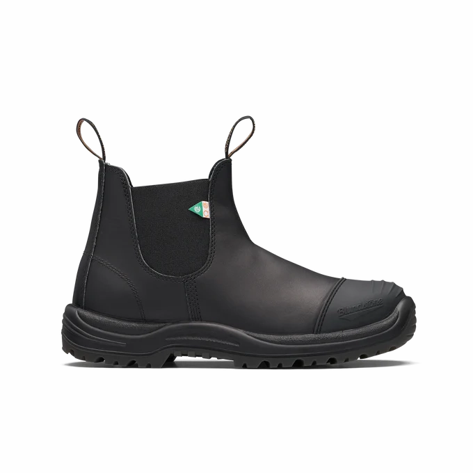 Blundstone 168 - Work & Safety Boot Black with Toe Cap City Step