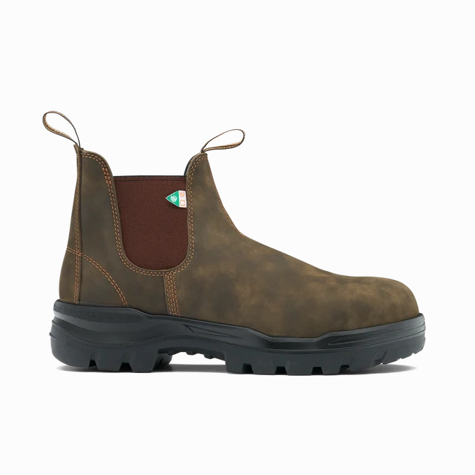 Fur Trim Trendy Footwear Blundstone 8302 - RotoFlex Work & Safety Boot Rustic Brown