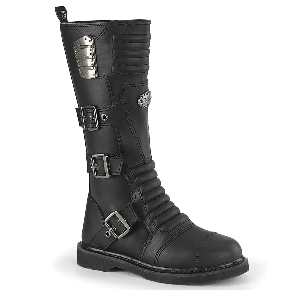High Quality Leather Hiking Fit BOLT-405 Black Vegan Leather