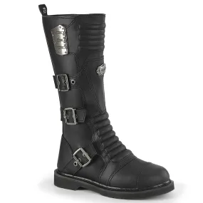 High Quality Leather Hiking Fit BOLT-405 Black Vegan Leather