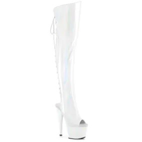Clean Cut Waterproof Function ADORE-3019HWR White Stretch Hologram/White Hologram