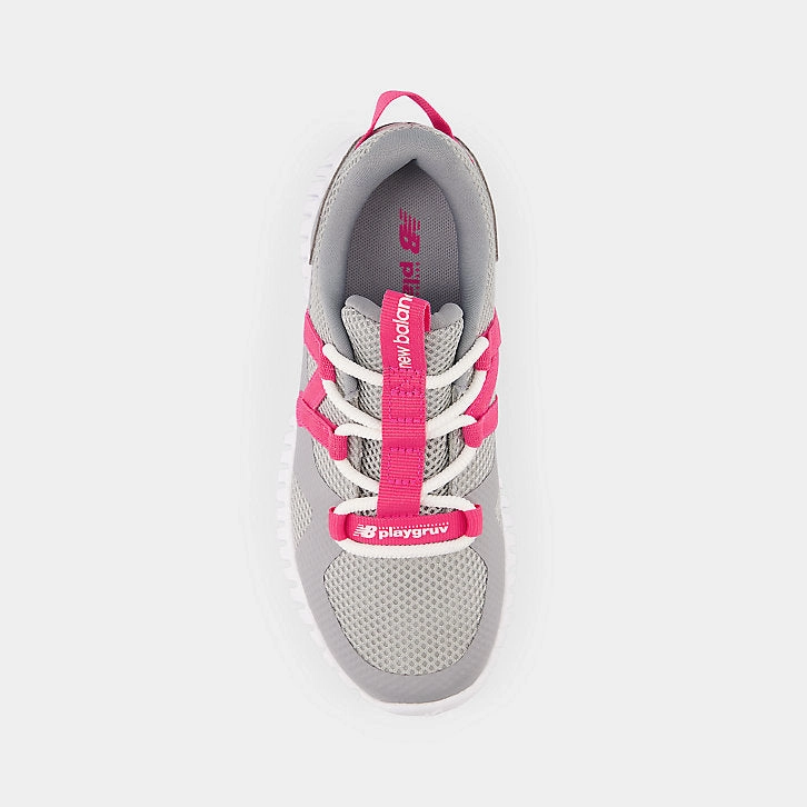Run Free Playgruv v2 Bungee - Grey with Hi-pink