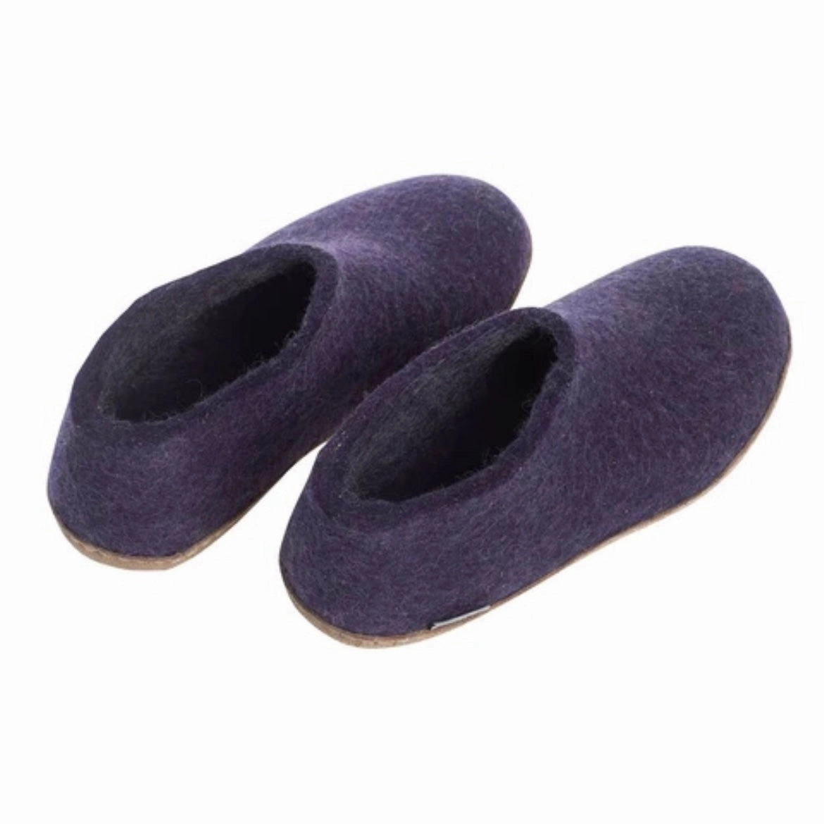 Anti   Stain Shoe with Leather Sole - Purple