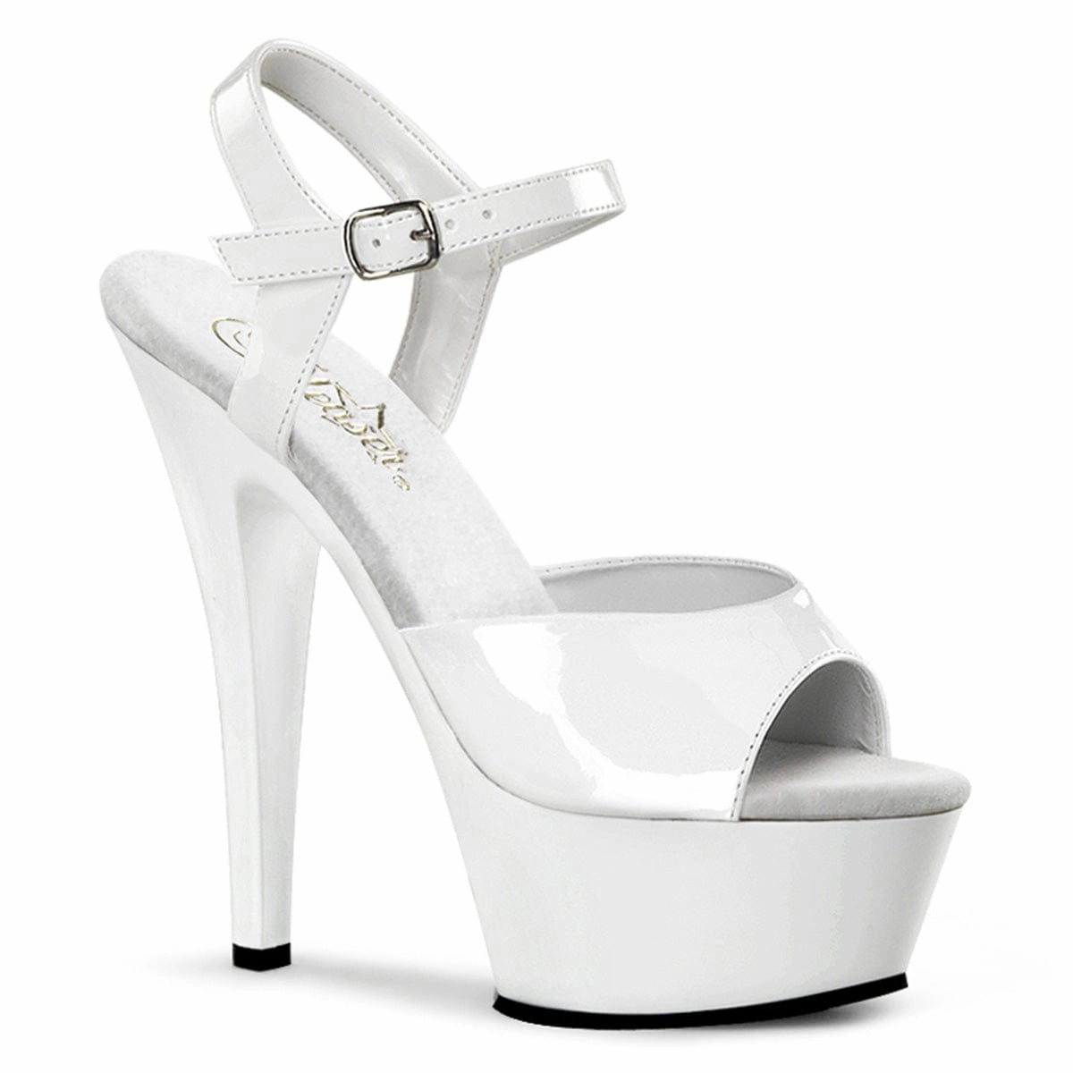 Platform Sole KISS-209 White Patent/White