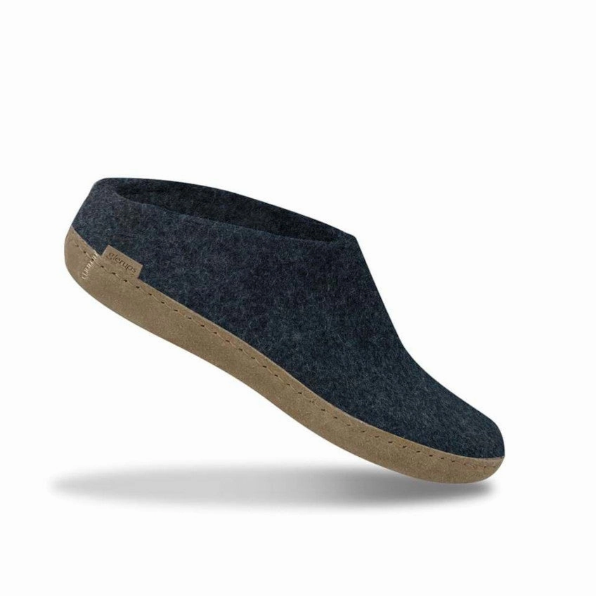 SLIP ON LEATHER SOLE DENIM Restful Fit Elastic Fit