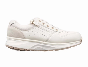 Galaxy Tone Womens Active Zip Dynamo White Trainers