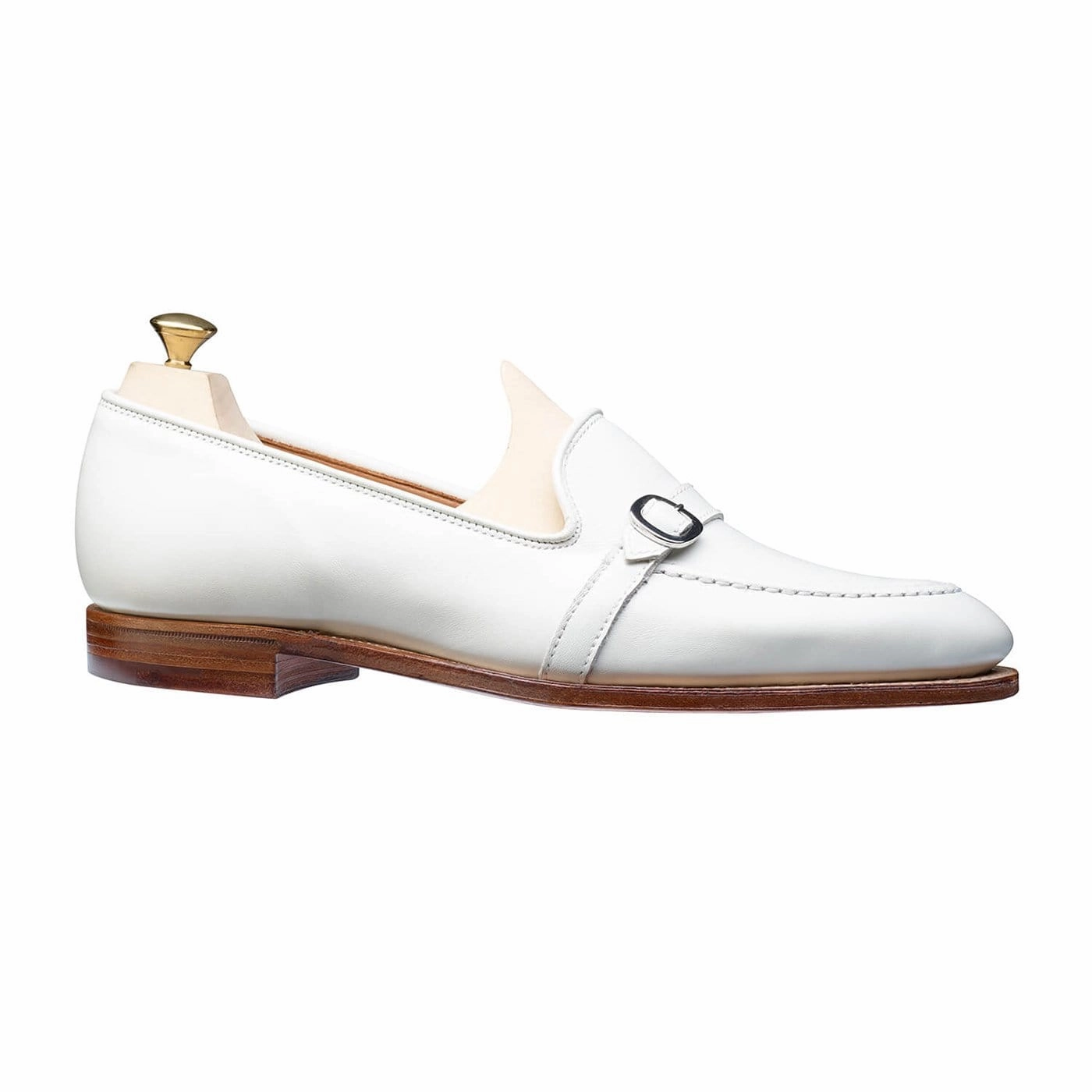 Tessa White Calf Dapper Style