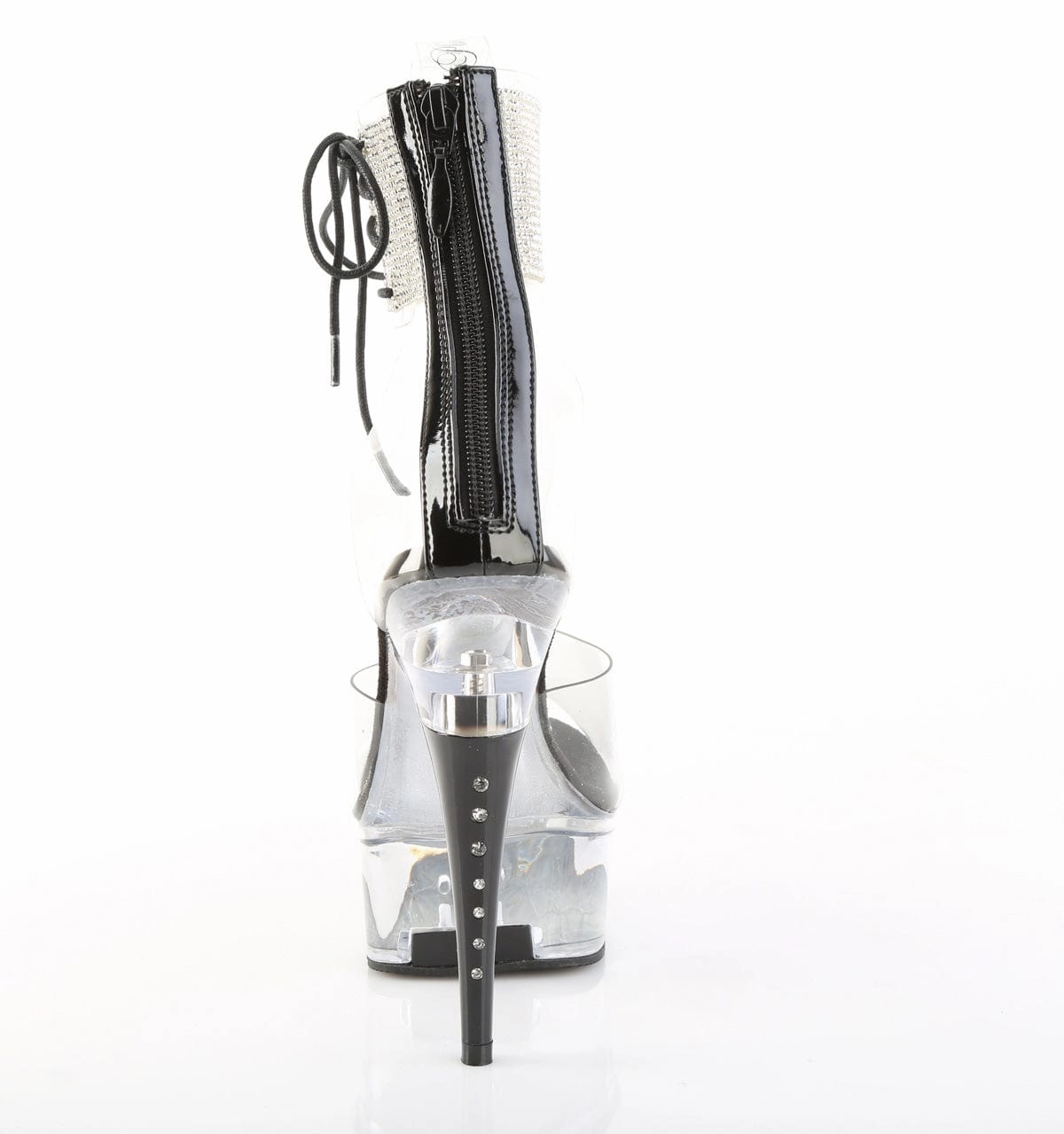 CAPTIVA-624RS Platform Shoes Clear/Black Sunset Hour Slip Ease