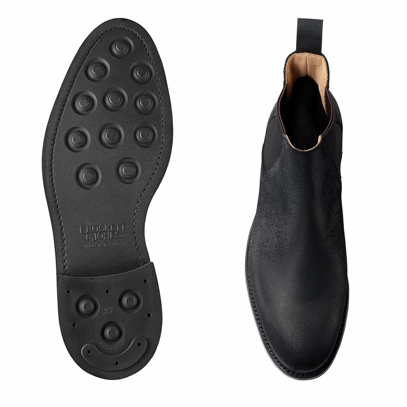 Chelsea 5 Black Rough-Out Suede Versatile Outfit