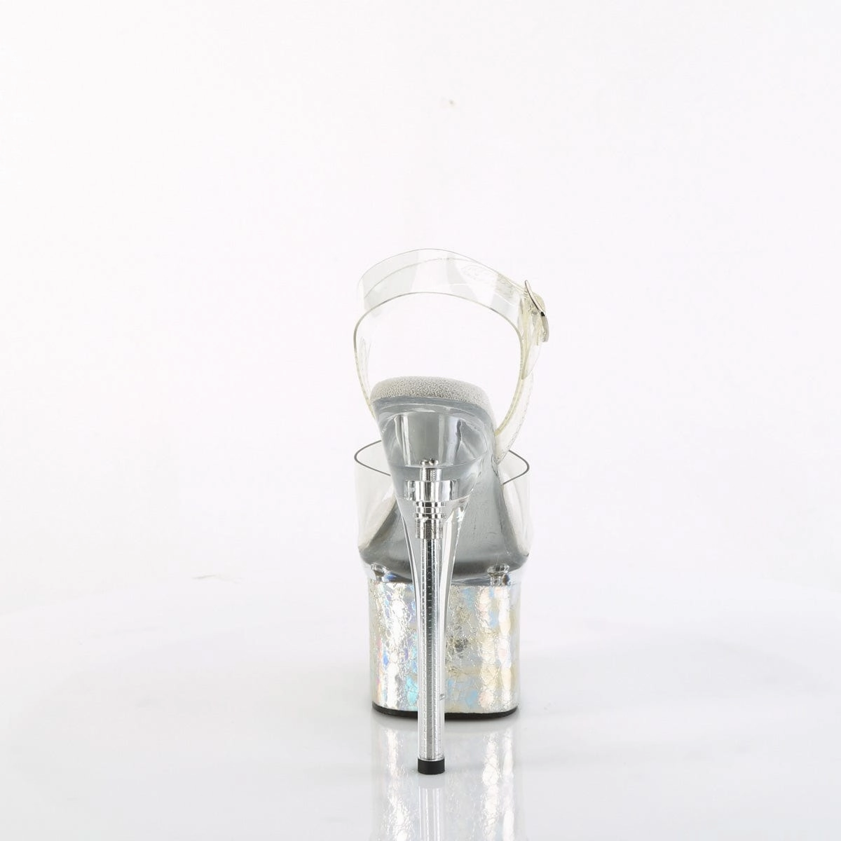 Casual Shoes ESTEEM-708CK Clear/Clear-Silver Hologram Crackle