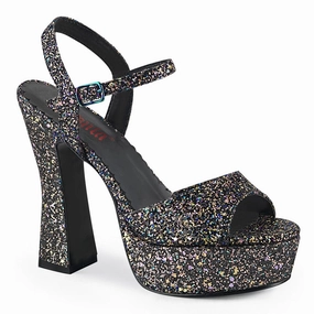 Slip Away DOLLY-09 Black Multi Glitter