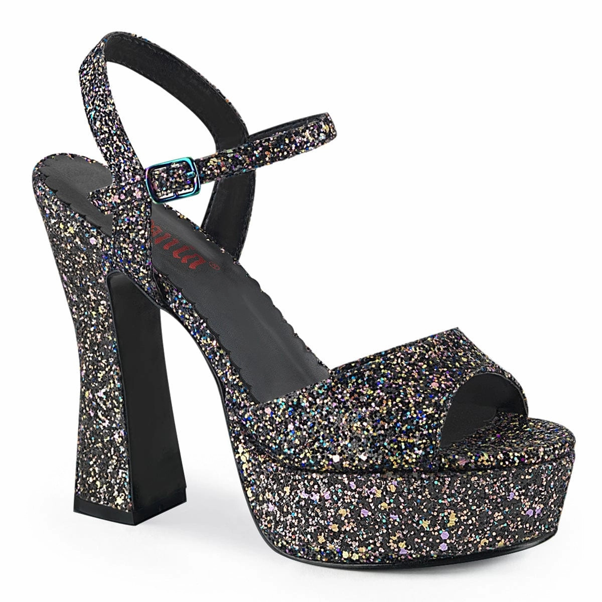 Slip Away DOLLY-09 Black Multi Glitter